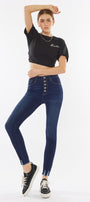 Clove High Rise Ankle Skinny Jeans(needs price) - Official Kancan USA