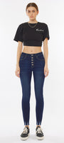 Clove High Rise Ankle Skinny Jeans(needs price) - Official Kancan USA