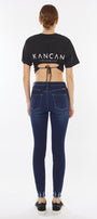 Clove High Rise Ankle Skinny Jeans(needs price) - Official Kancan USA