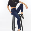 Clove High Rise Ankle Skinny Jeans(needs price) - Official Kancan USA