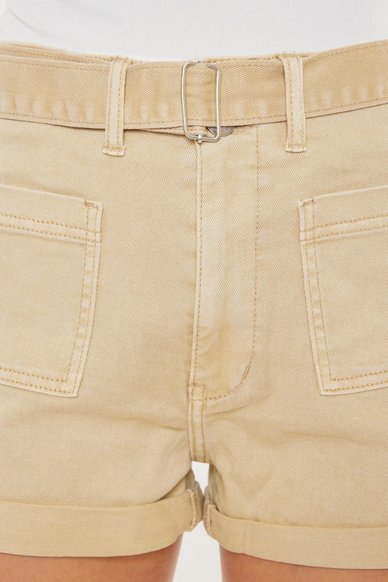 Emerson Ultra High Rise Belted Shorts - Official Kancan USA