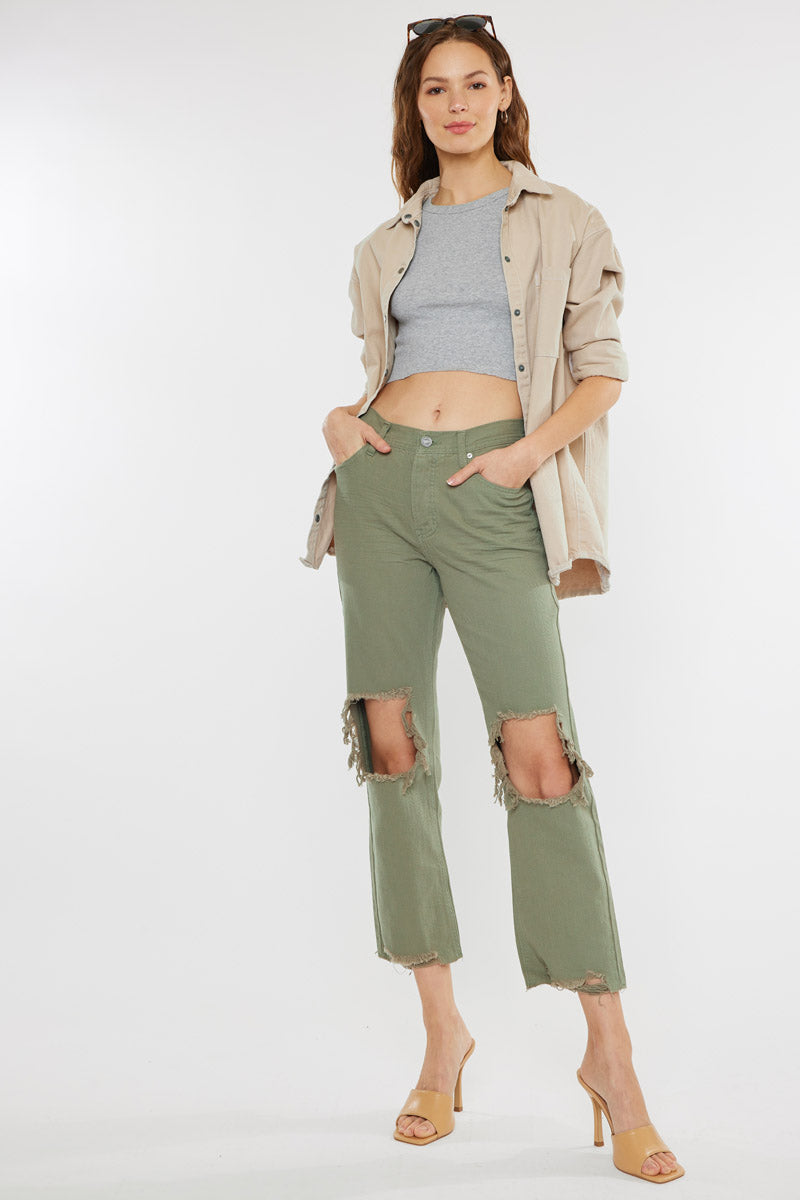 Blakely High Rise Straight Leg Jeans - Official Kancan USA