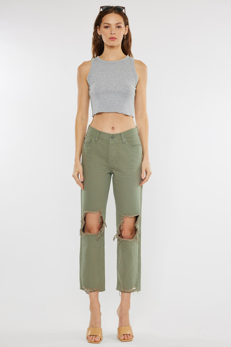 Blakely High Rise Straight Leg Jeans - Official Kancan USA