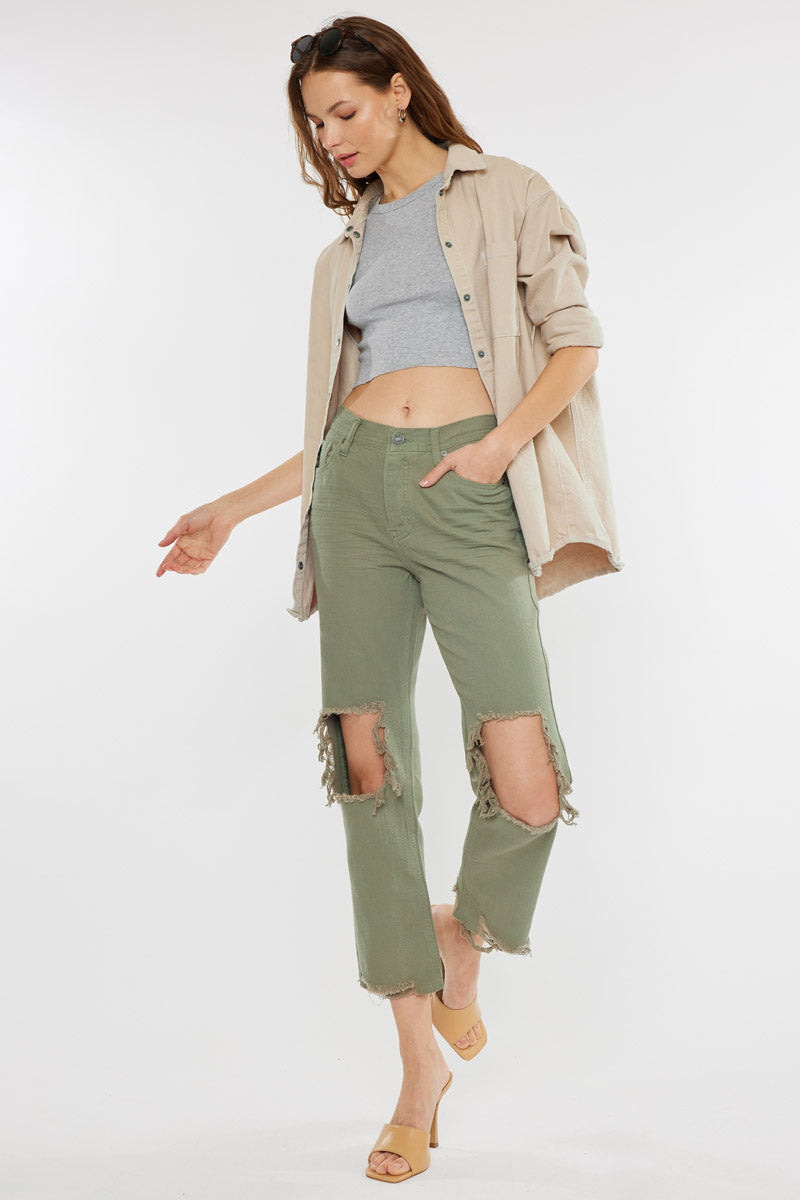 Blakely High Rise Straight Leg Jeans - Official Kancan USA