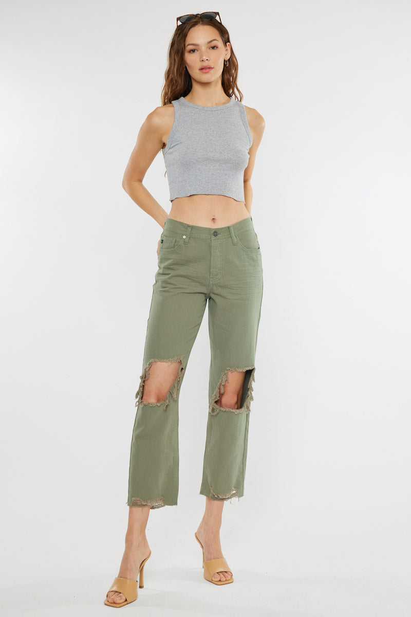 Blakely High Rise Straight Leg Jeans - Official Kancan USA