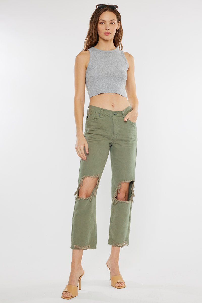 Blakely High Rise Straight Leg Jeans - Official Kancan USA