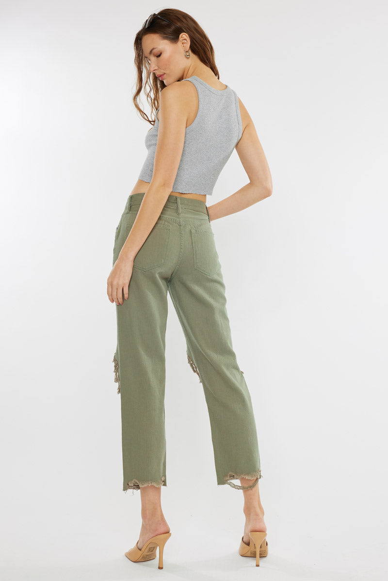 Blakely High Rise Straight Leg Jeans - Official Kancan USA