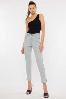  Kristin High Rise Slim Straight Jeans - Official Kancan USA