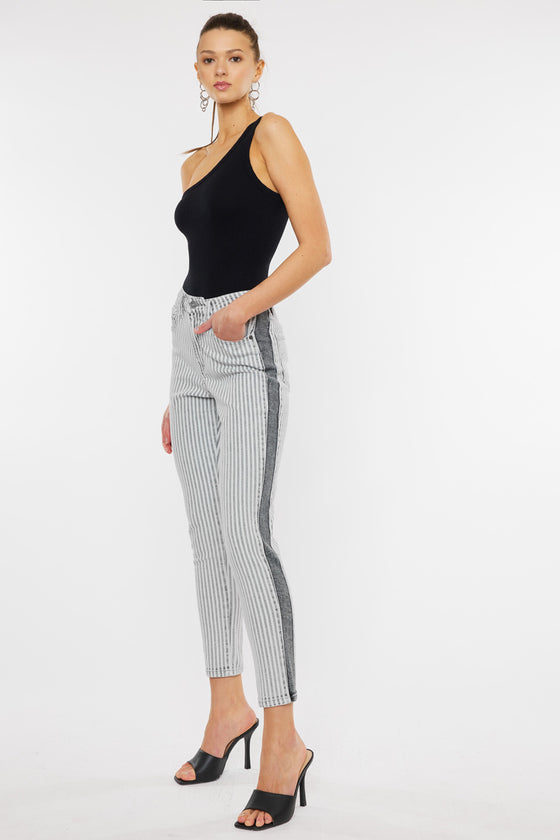 Kristin High Rise Slim Straight Jeans - Official Kancan USA