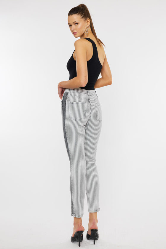 Kristin High Rise Slim Straight Jeans - Official Kancan USA