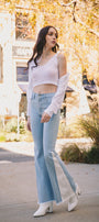Shannon High Rise Super Flare Jeans - Official Kancan USA