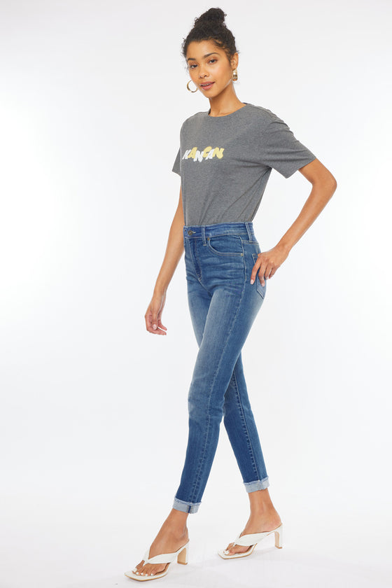 Janice High Rise Cigarette Leg Jeans(needs price) - Official Kancan USA