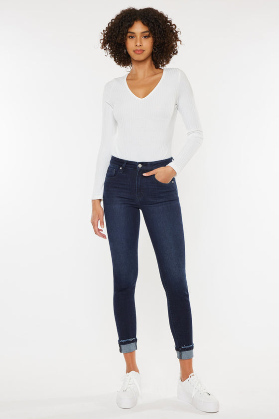 Alameda High Rise Ankle Skinny Jeans - Official Kancan USA