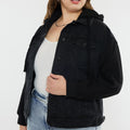 Tori Hooded Boyfriend Denim Jacket (Plus Size) - Official Kancan USA