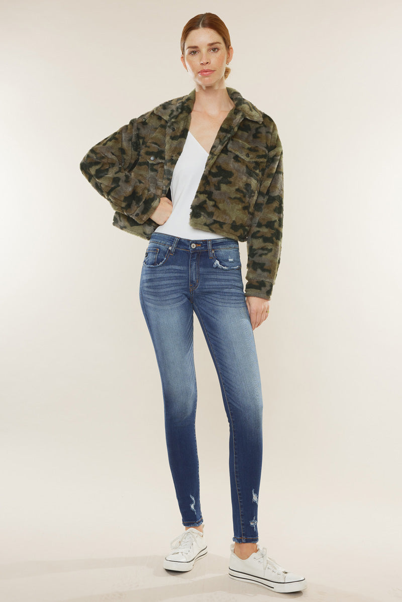 Jax Faux Fur Camo Jacket - Official Kancan USA