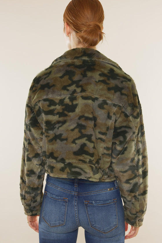 Jax Faux Fur Camo Jacket - Official Kancan USA