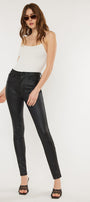 Carly Ultra High Rise Faux Leather Super Skinny Pants - Official Kancan USA