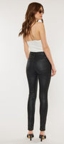 Carly Ultra High Rise Faux Leather Super Skinny Pants - Official Kancan USA