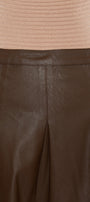 Milicent Mid Rise Faux Leather Skirt - Official Kancan USA