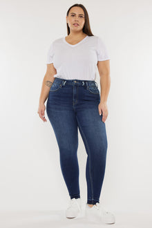  Zoe High Rise Ankle Skinny Jeans (Plus Size) - Official Kancan USA