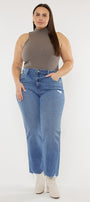 Cassiel High Rise Slim Wide Leg Jeans (Plus Size) - Official Kancan USA