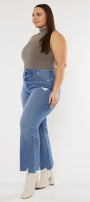 Cassiel High Rise Slim Wide Leg Jeans (Plus Size) - Official Kancan USA