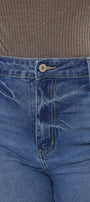 Cassiel High Rise Slim Wide Leg Jeans (Plus Size) - Official Kancan USA