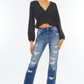 Ashland High Rise Slim Straight Jeans - Official Kancan USA
