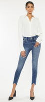 Torrance High Rise Ankle Skinny Jeans - Official Kancan USA