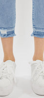 Thomasin High Rise Cropped Skinny Jeans - Official Kancan USA