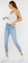 Thomasin High Rise Cropped Skinny Jeans - Official Kancan USA
