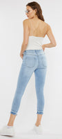 Thomasin High Rise Cropped Skinny Jeans - Official Kancan USA