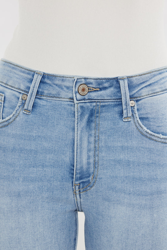 Thomasin High Rise Cropped Skinny Jeans - Official Kancan USA
