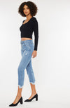 Zuzanna High Rise Crop Straight Leg Jeans - Official Kancan USA
