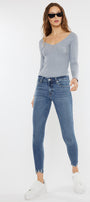 Maribelle Mid Rise Ankle Skinny Jeans - Official Kancan USA