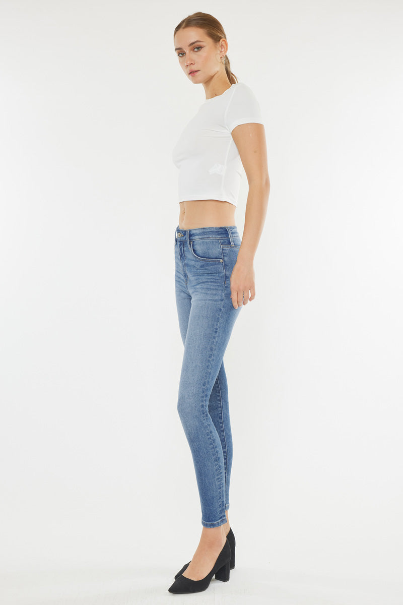 Kristen High Rise Ankle Skinny Jeans - Official Kancan USA