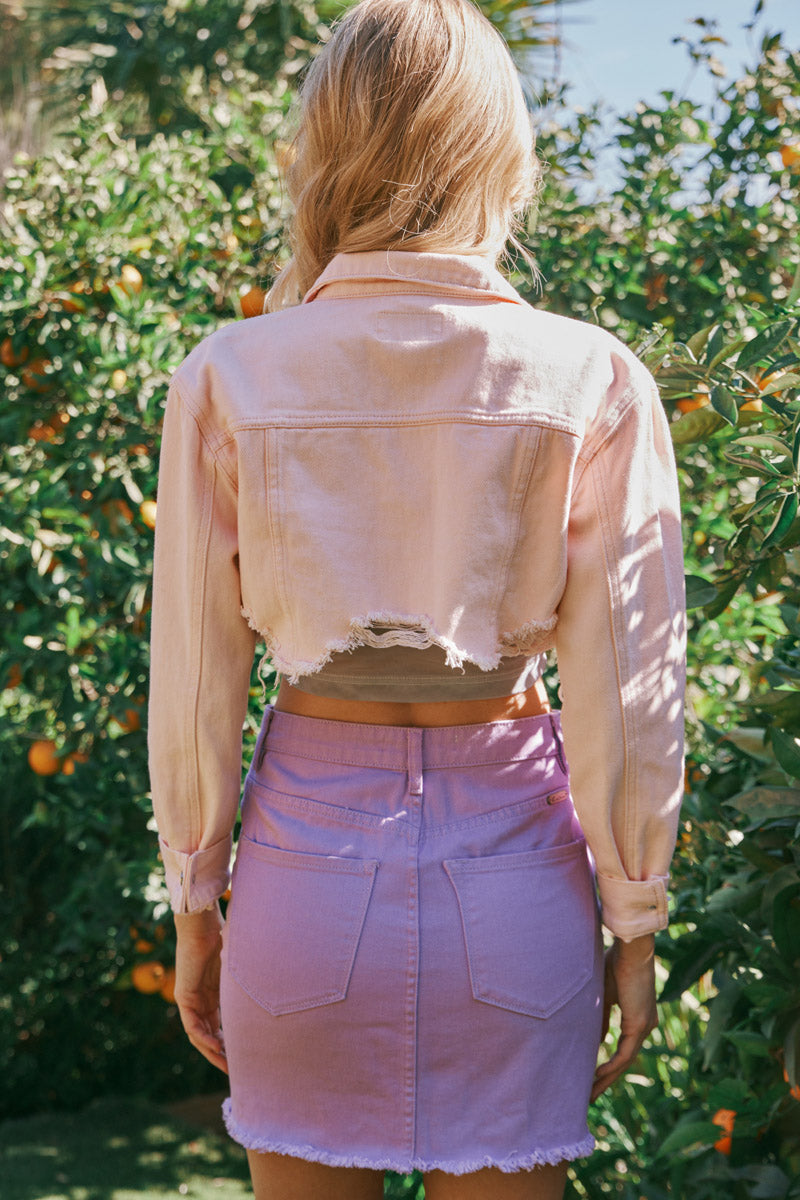 Paradise Color Block Mini Skirt - Official Kancan USA