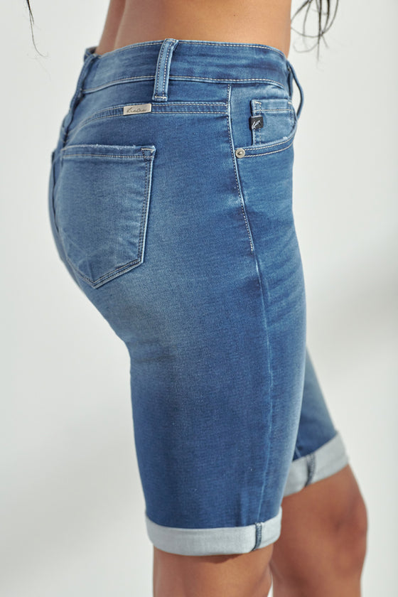 Riley Mid Rise Bermuda Shorts - Official Kancan USA
