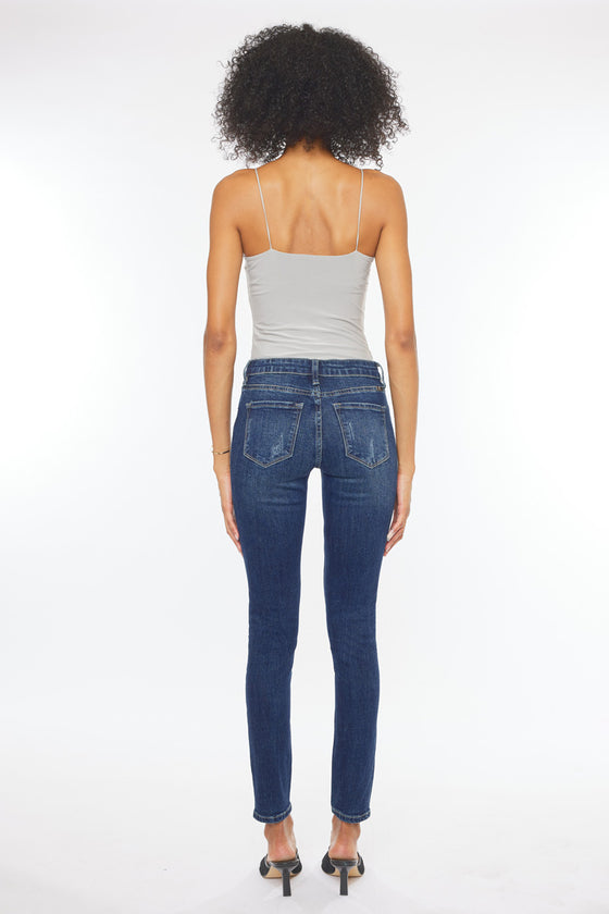 Tobie Mid Rise Super Skinny Jeans - Official Kancan USA