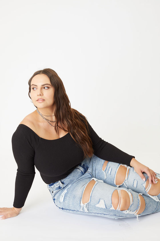 Juliet High Rise Mom Jeans - Plus - Official Kancan USA