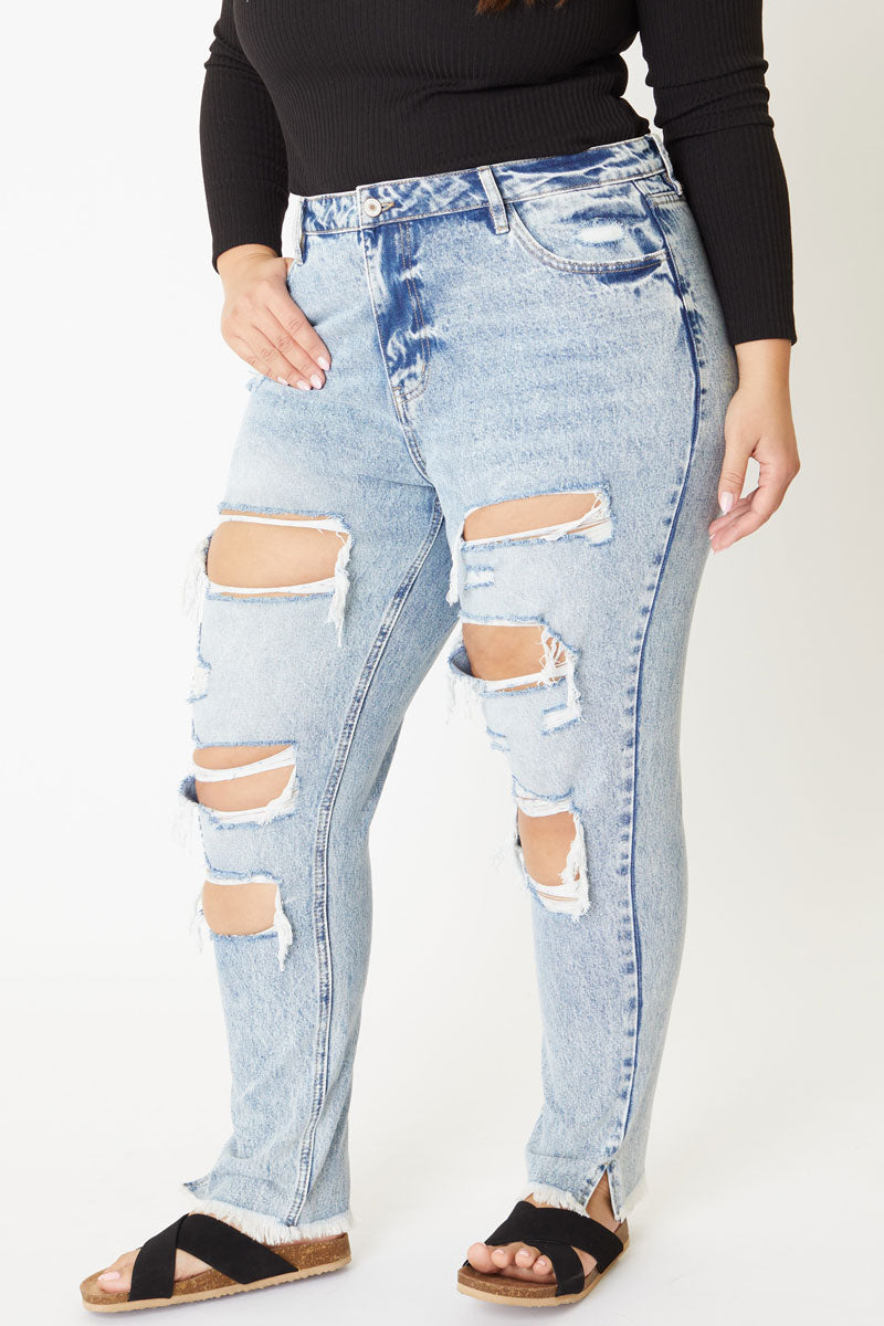 Juliet High Rise Mom Jeans - Plus - Official Kancan USA