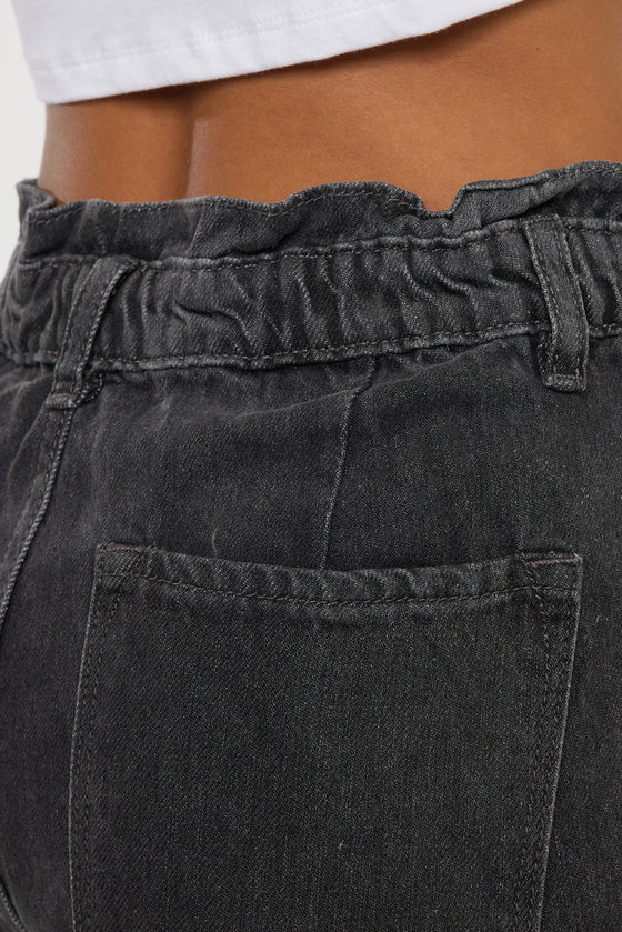 Kastel Ultra High Rise Paperbag Mom Jeans - Official Kancan USA