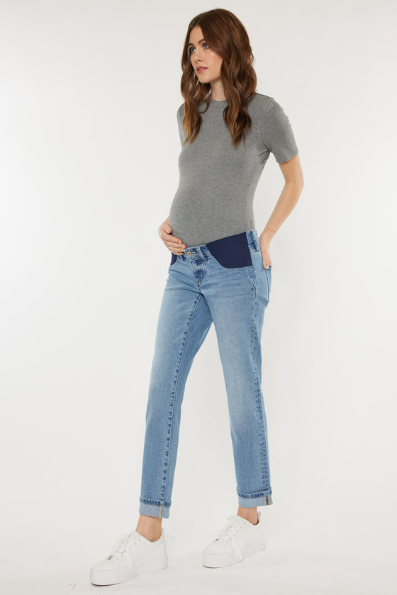 Yasmin Maternity Boyfriend Jeans - Official Kancan USA