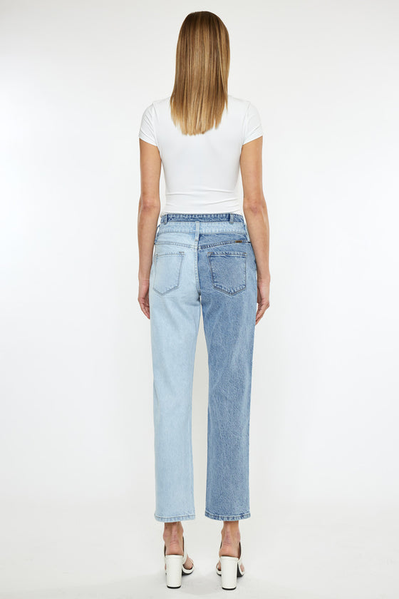 Pearl  High Rise Straight Jeans - Official Kancan USA