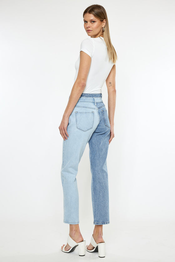 Pearl  High Rise Straight Jeans - Official Kancan USA