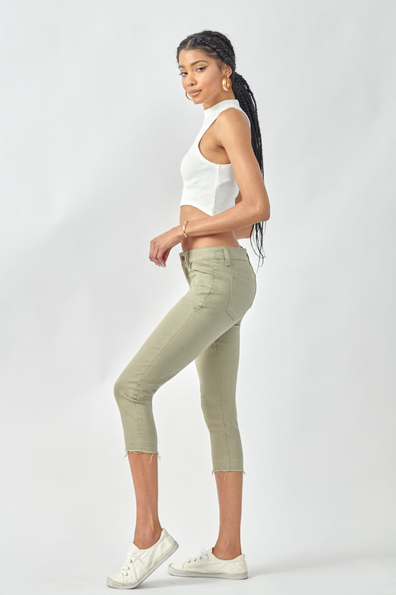 Lilian Mid Rise Capris - Official Kancan USA