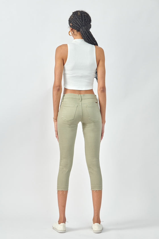 Lilian Mid Rise Capris - Official Kancan USA