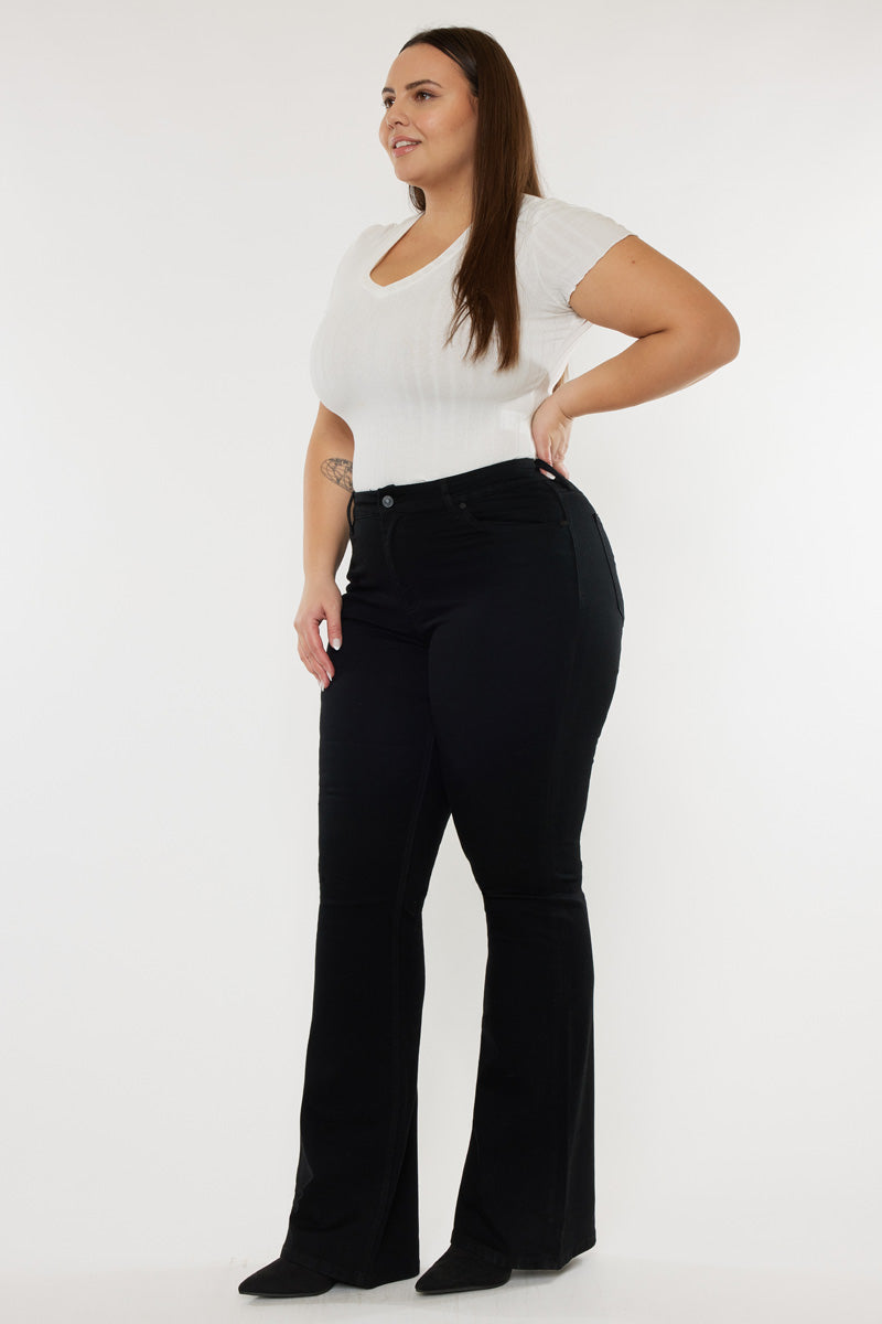 Charly Mid Rise Flare Jeans (Petite Plus Size) – Official Kancan USA