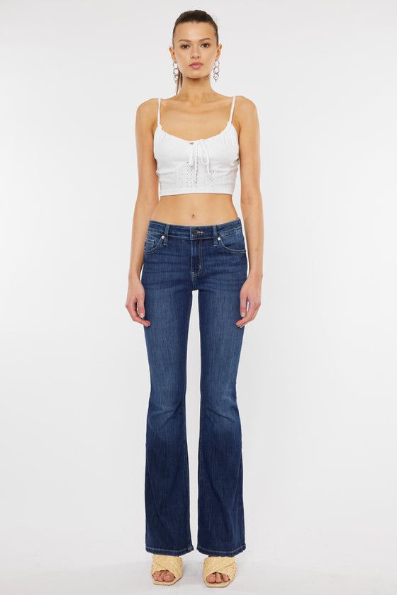 Samuel Mid Rise Flare Jeans - Official Kancan USA