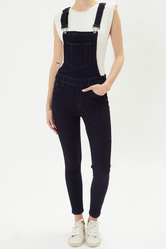 Topanga High Rise Ankle Skinny Overalls - Official Kancan USA